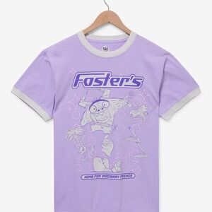 BoxLunch Fosters Home for Imaginary Friends Tonal Ringer Shirt - Size Large NWT